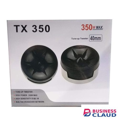 TX 2Pcs 350W Tune-up Tweeter Piezoelectric Speakers Loudspeaker