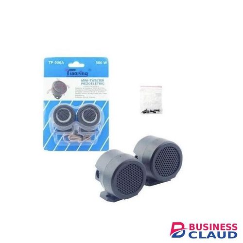 Tiaoping 2pcs Mini-Tweeters Piezoelectric Car 500W Mini Dome Tweeter High Efficiency Modified Horn Audio Head Speaker For All Car Audio System