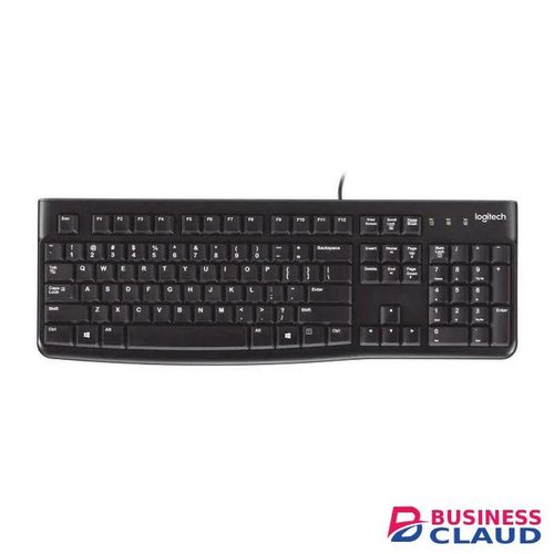 Logitech K120 USB Standard Computer Keyboard (1YR WRTY)