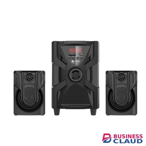 Amtec AM-017-2.1 Speaker System 3000WATTS PMPO-BLACK (1YR WRTY)