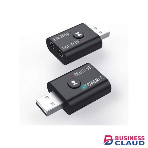 Bluetooth 5.0 2 in1 Transmitter Receiver Converter Car Wireless Audio Adapter USB 3.5mm Aux for TV, Home Stereo, Car Stereo, Headphones, Speakers, PC