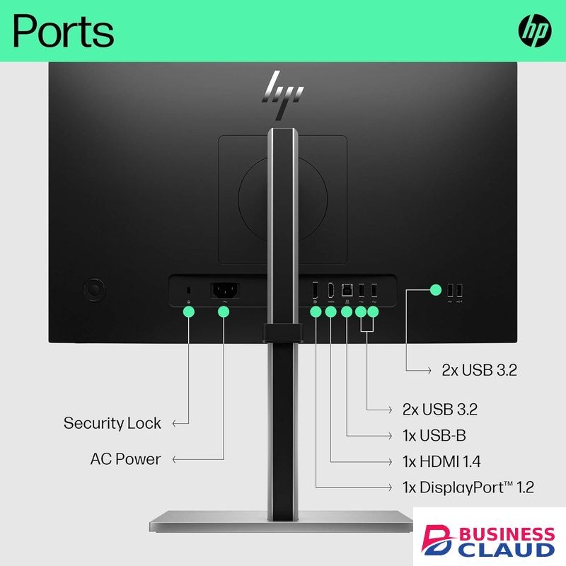 HP E22 G5 22" FHD IPS Monitor w/ 5ms Response Time, Anti Glare, Flicker Free, Displayport, HDMI