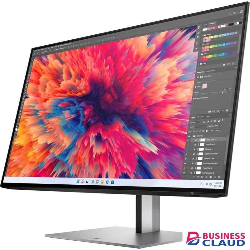 HP Z24q G3 23.8" Quad HD IPS Monitor – 2560x1440, 90Hz, 400 Nits, 99% sRGB, Ultra-Slim Bezel, Ergonomic Stand