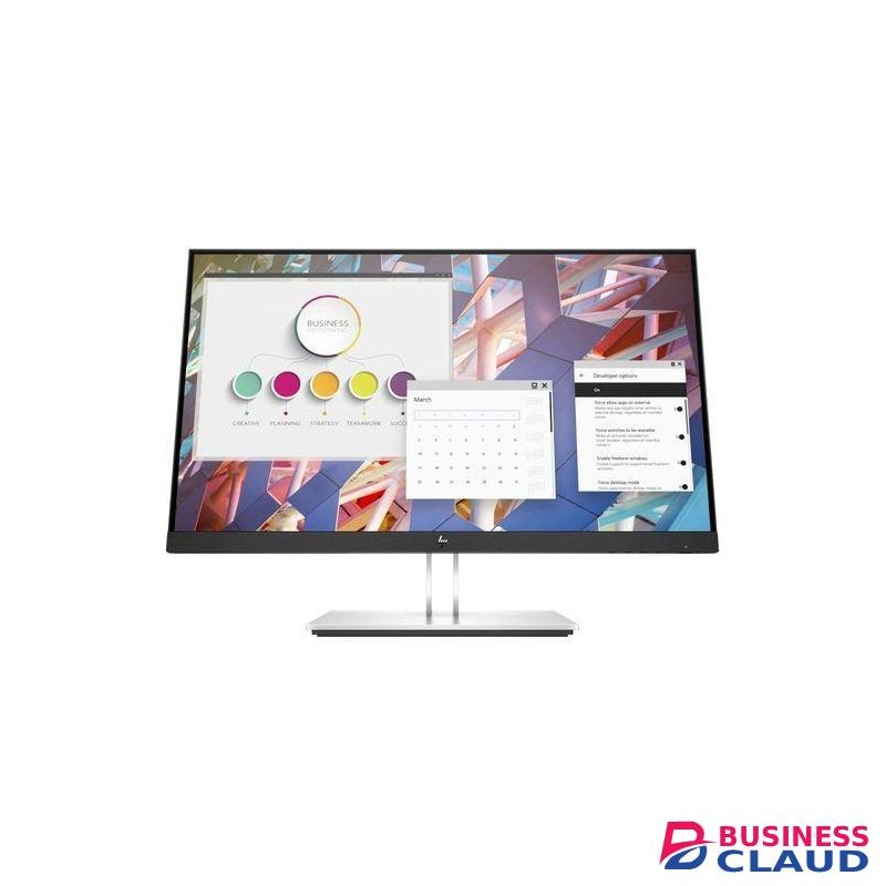 HP EliteDisplay E24 G4 24" IPS Business Monitor – Full HD 1080p, HDMI, DisplayPort, VGA, Blue Light Filter, Ultra-Slim Bezel – Professional Productivity Display