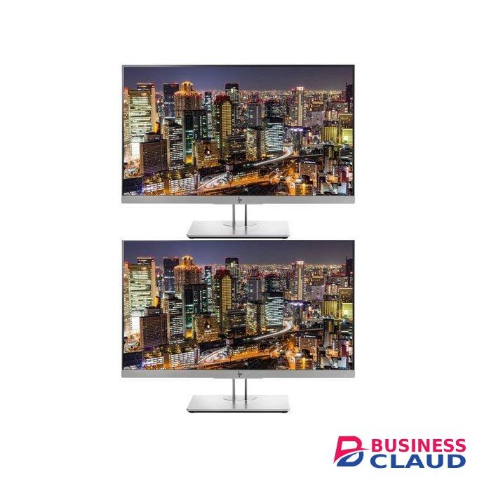 HP EliteDisplay E243 24 Inch IPS LED Backlit Monitor Bundle with FHD 1920 x 1080, HDMI, VGA, DisplayPort