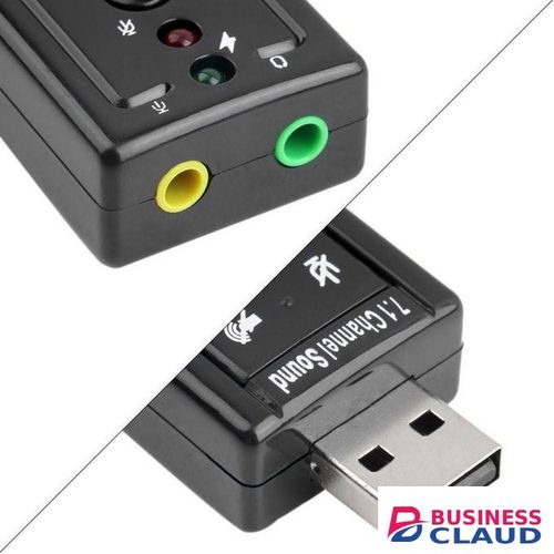 USB 2.0 to Audio External Sound Card Adapter Virtual 7.1 CH Mic Speaker