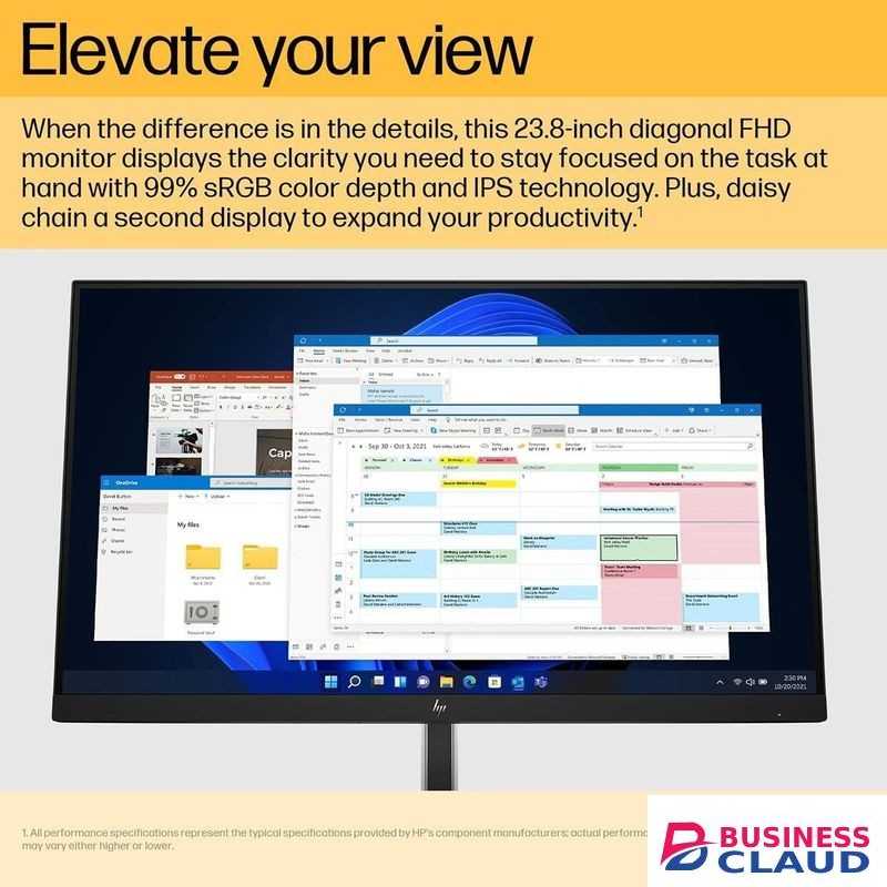 HP E24U G5 24" FHD (1080p) IPS USB-C Monitor