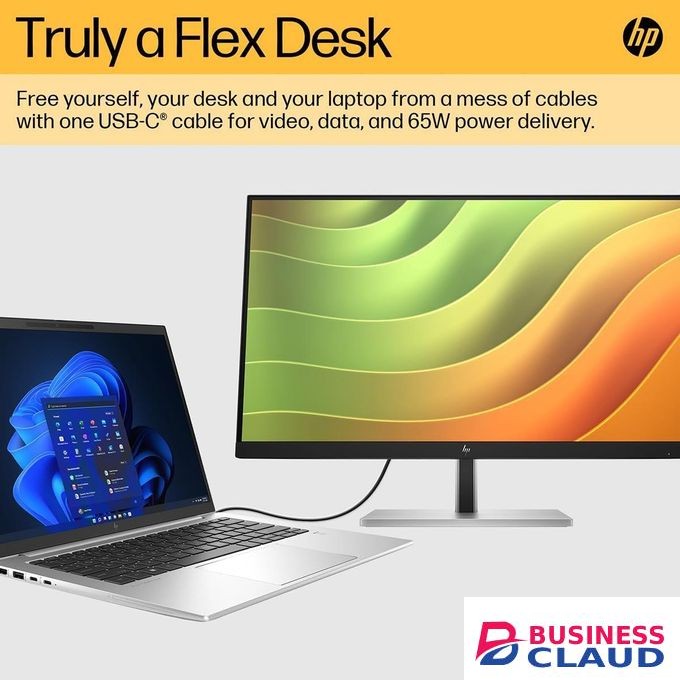 HP E24U G5 FHD (1080p) LED Backlit 24-Inch Frameless IPS USB-C Monitor
