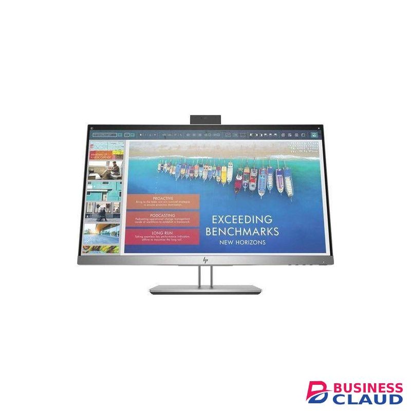 HP E243d Gaming Monitor 24Inch FHD, IPS 1ms 1080p Computer Monitor With 110% SRGB, Bluelight Filter, HDMI & VGA Port, Support Freesync And Wall Mount - Silver/Black