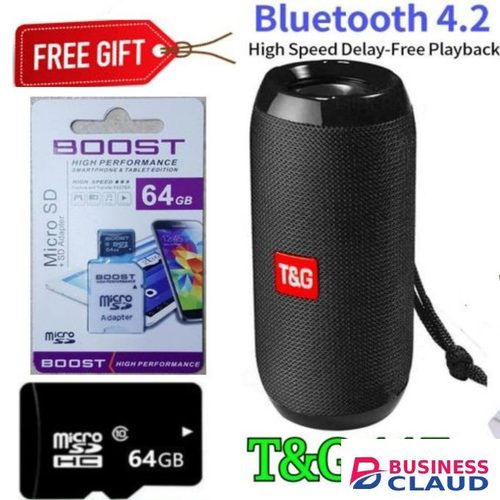 Advance Micro SD 64 GB Memory Card 64GB For Smart Phones & CCTV + BLUETOOTH SPEAKER BLACK