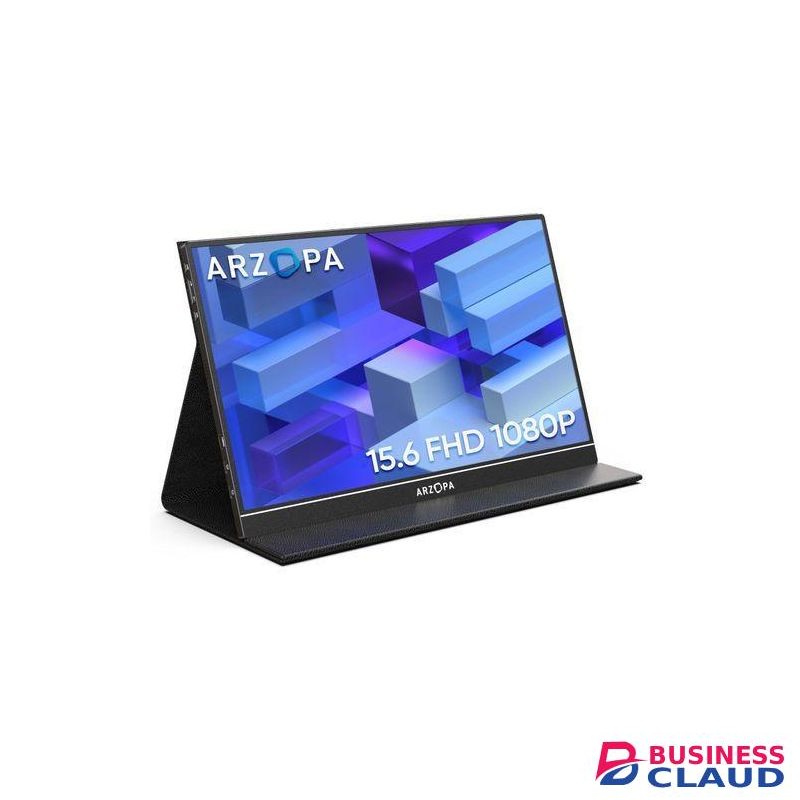 Arzopa S1 Portable Monitor – Full HD 1080P 15.6 Inch, IPS, 60Hz, USB-C & HDMI