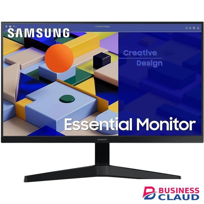 Samsung 27" FHD Essential Monitor (LS27C310EAMXUE) – IPS Panel, 75Hz, HDMI & VGA, FreeSync, Eye Comfort, Sleek Black Design