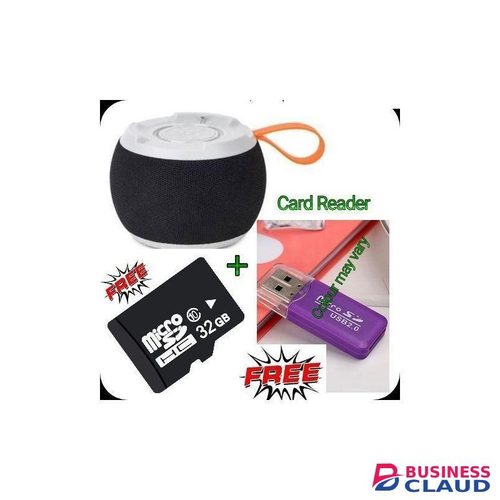 Boost Micro SD 32 GB Memory Card 32GB For Smart Phones & CCTV // C15 SUPER BASS Bluetooth Speaker With FM/USB Robot +Gifts