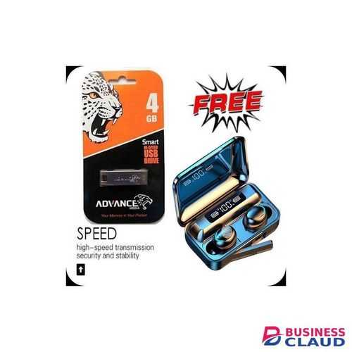 Advance 4GB Flash Disk /4 GB FlashDisk Smart USB + Free F9 Bluetooth speaker