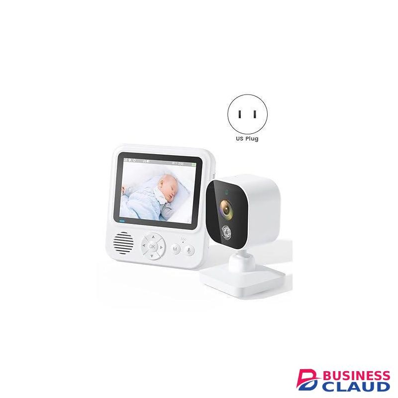 2.8-inch Wireless Baby Monitor with Camera, Audio, Two-Way Video Call, Baby Phone, IPS Screen, Baby Video Phone, Baby Nanny, Easy Installation, Easy-to-Use British Plug