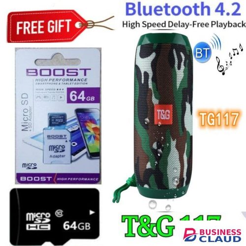 Boost Micro SD 64 GB Memory Card 64GB For Smart Phones & CCTV // High Speed 64GB Phone SD Memory Driving Recorder TF Card - 1 Micro sd card - black + BEST SOUND BLUETOOTH SPEAKER ARMY