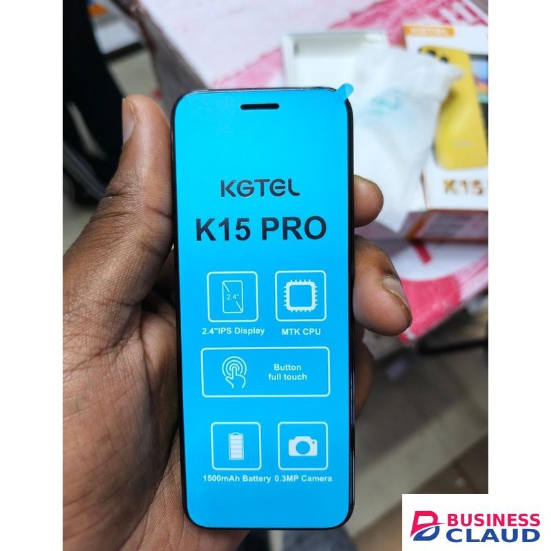 Kgtel K15 Pro Touch Button Keypad Phone – 2.4" IPS Display, Dual SIM, 1500mAh Battery
