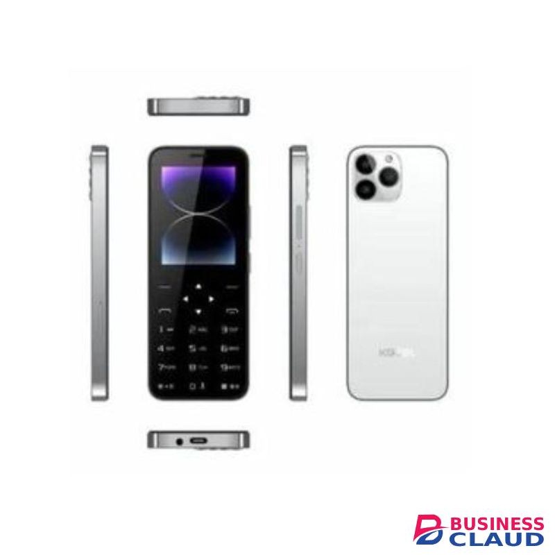 Kgtel K15 Pro Touch Button Keypad Phone – 2.4" IPS Display, Dual SIM, 1500mAh Battery - Black