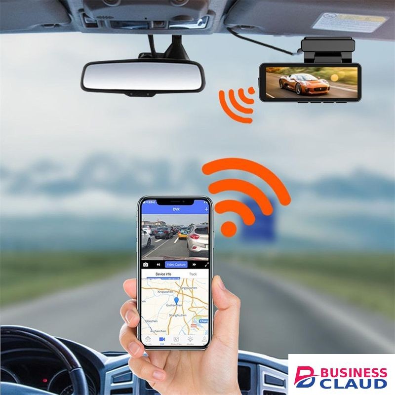 4K Dash Cam Front and Rear with 3.2inch IPS Screen Built-in WiFi GPS Dual Dash Camera