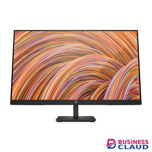 HP V27i G5 27" FHD Monitor, Connectivity: 1 VGA, 1 HDMI 1.4, 1 DisplayPort 1.2, Black