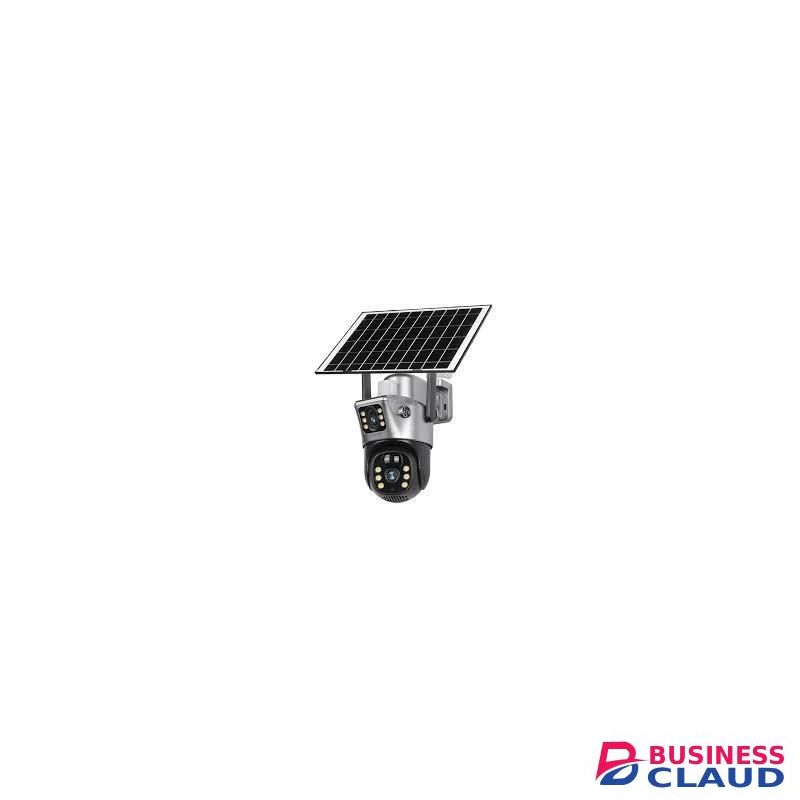 4G Solar Camera Dual Lens Outdoor 3MP 2K Low Power Battery IP Monitor PIR Night Vision CCTV Security Protection Surveillance