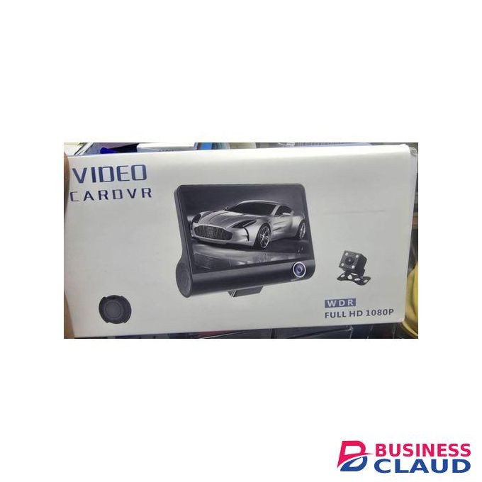 4-Inch HD IPS Touch Display Car Dash Cam 1080P Triple Lens DVR With Motion Detection Features