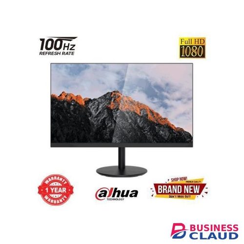 Dahua A200F 27" Monitor 1920x1080 FHD 4ms Response Time 100 HZ Refresh Rate HDMI+VGA Adaptive sync anti blue light 250cd/m2 Brightness, 4000:1 high static contrast ratio,1 year warranty
