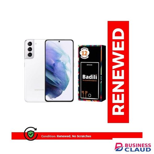 Galaxy S21 5G android phone – 8GB RAM, 256GB Storage, Single SIM – 64MP + 12MP + 12MP Triple Rear Camera 10MP Front 6.2" FHD+ Display - Refurbished Smartphone - White