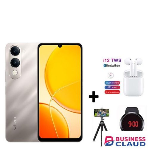 Vivo Y04,IPS LCD DISPLAY 6.74" INCHES,4GB RAM +64GB ROM,FREE BUDS,WATCH & TRIPODS
