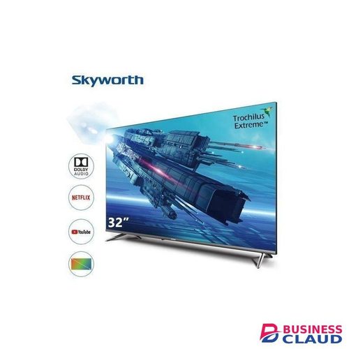 Skyworth 32" Inches Frameless Smart Android TV,Bluetooth, Google AI Assistant, Inbuilt Decoder, Netflix, YouTube, FHD Display +FREE GIFTS+ 1Year Warranty