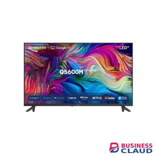 Skyworth 32E3500G 32" Inches Frameless Smart Android TV,Bluetooth, Google AI Assistant, Inbuilt Decoder, Netflix, YouTube, FHD Display