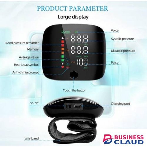 *New Wrist electronic Rechargeable sphygmomanometer blood pressure monitoring