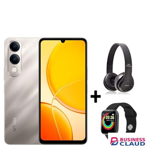 Vivo Y04,IPS LCD DISPLAY,64GB ROM +4GB RAM,DUAL SIM,5500MAH,FREE HEADSETS & SMART WATCH