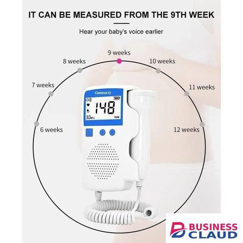 Hot Sale Doppler Fetal Portable Pregnancy Baby Heart Rate Monitor,Baby Heart Rate Detection Monitoring Machine Portable With In-Built Speaker Ultrasonic Fetal Doppler