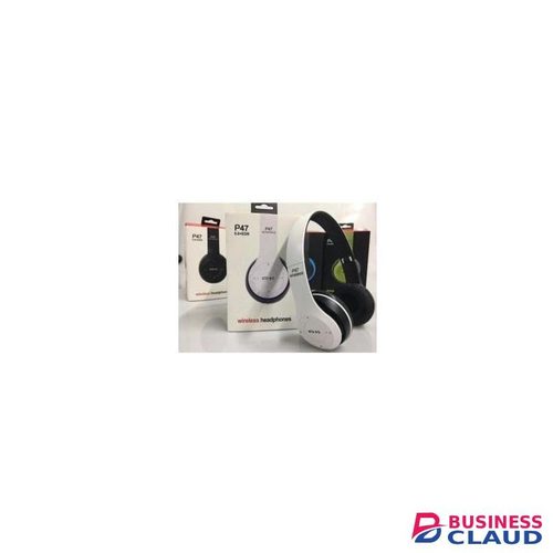 P47 Wireless comfortable noise cancelling white Headphones