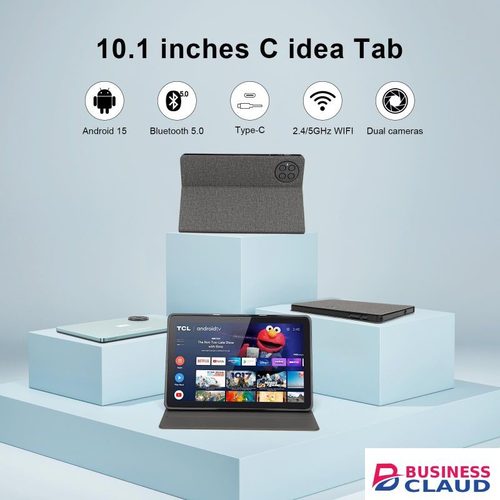 C Idea Android 15 Tablets, 10.1 Inches Sim 8GB+1TB Keyboard Mouse Long Standby Tablet PC