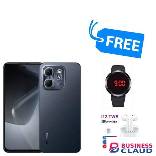 Infinix Hot 50i,IPS LCD DISPLAY 6.7" INCHES UPTO 12GB RAM & 128GB ROM,5000MAH,WATCH & BUDS.BLACK