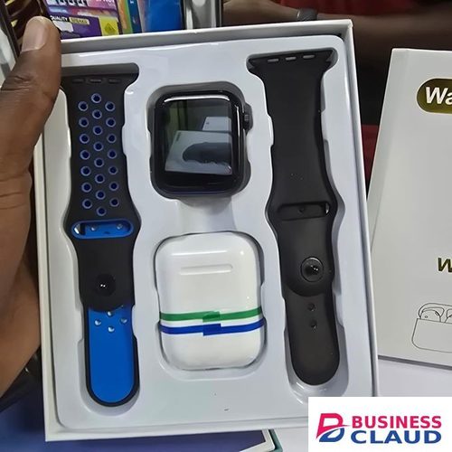 W26 Pro Max Series 9 Smartwatch health monitoring watch with free Bluetooth Earbuds – Seamless Music Playback and Real-Time Health Monitoring for Fitness Enthusiasts