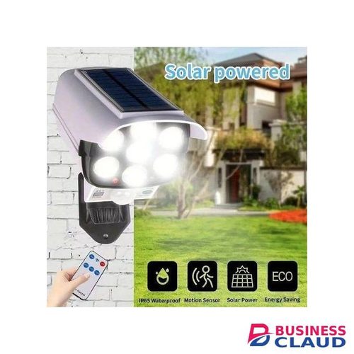 Solar Light Monitoring Lamp Dummy CCTV Camera Solar Light Outdoor Monitoring Lamp 77 LED