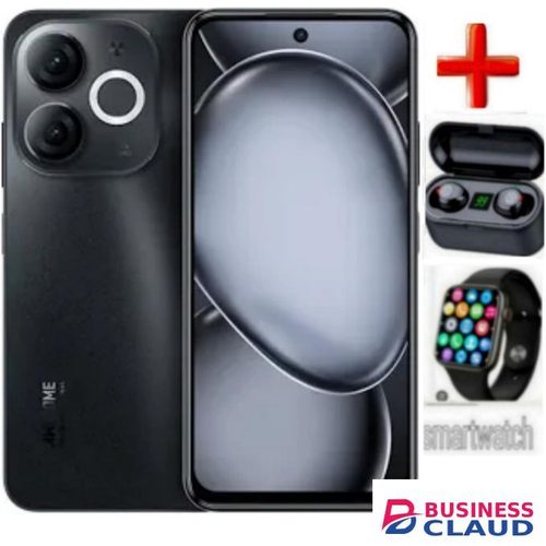 Itel A90, 6.7" inch IPS LCD display, 5000 MAh, 4+8 GB RAM, 128 GB ROM, Dual Sim -+EARBUDS+SMART WATCH