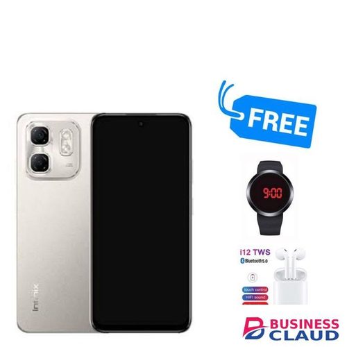 Infinix HOT50i,IPS LCD DISPLAY.6.7" INCHES.UPTO 12GB RAM +128GB ROM,5000MAH,48MP,WATCH & BUDS.GREY