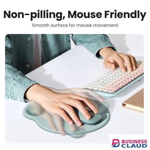 Ugreen LP668 Ergonomic Mouse Pad with Wrist Rest – Green, Comfort Support Pad with Non-Slip Base