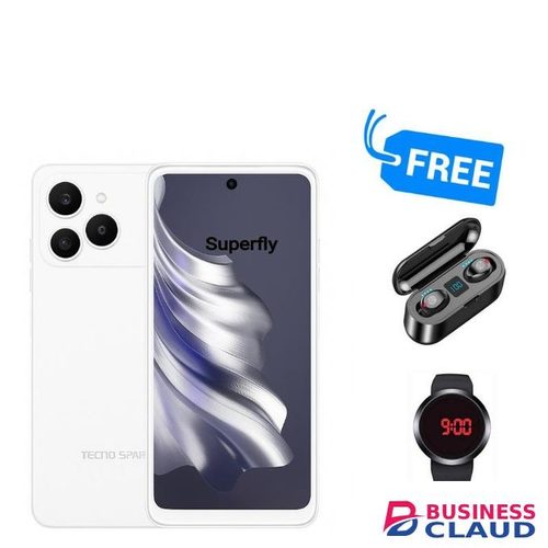 Tecno SPARK 40,IPS LCD DISPLAY 6.67 " INCHES,HD+,8GB RAM (4GB RAM +4GB RAM) & 128GB ROM,FREE BUDS & WATCH