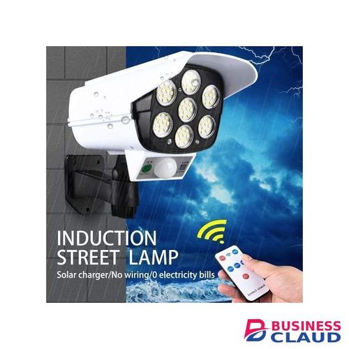 LED Simulation Monitoring Security Solar Motion Sensor Lamp