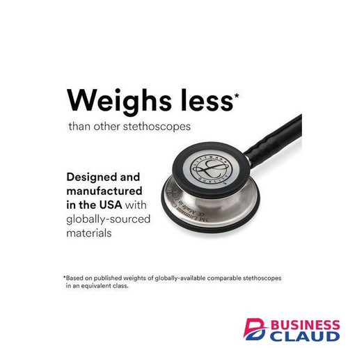 3M Littmann Classic III Monitoring Stethoscope, 5620, More Than 2X as Loud, Weighs Less, Stainless Steel Chestpiece, 27" B