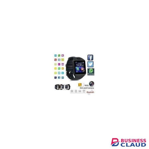 W007 Black Smart2030 Bluetooth Smartwatch With SIM, Call Alerts & Health Monitoring