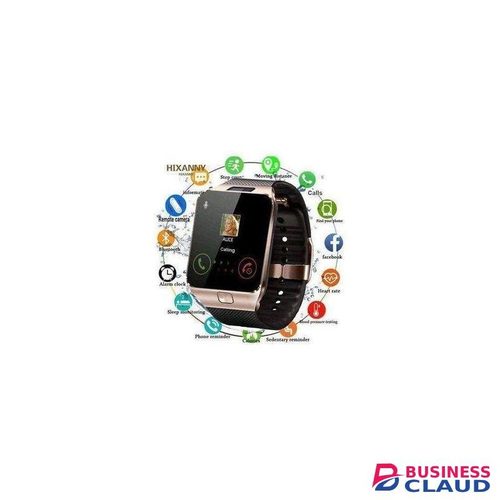 W007 Gold Smart2030 Bluetooth Smartwatch With SIM, Call Alerts & Health Monitoring