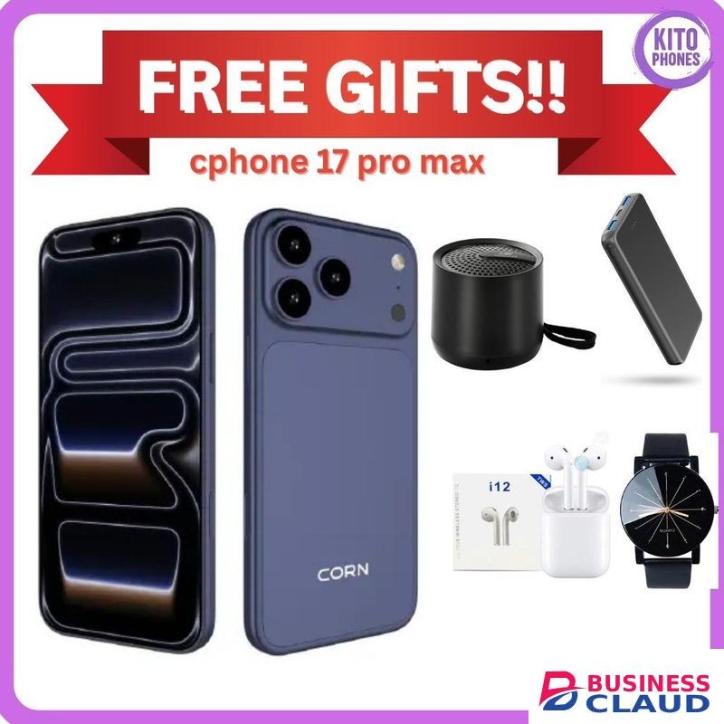 Corn Cphone 17 Pro Max Android 14 smartphone 64GB Rom +5(2+3GB) Ram 6.6 inches IPS LCD screen display 5000mAh battery 13mp dual main camera+ 8mp selfie android smartphone +free gifts just for you