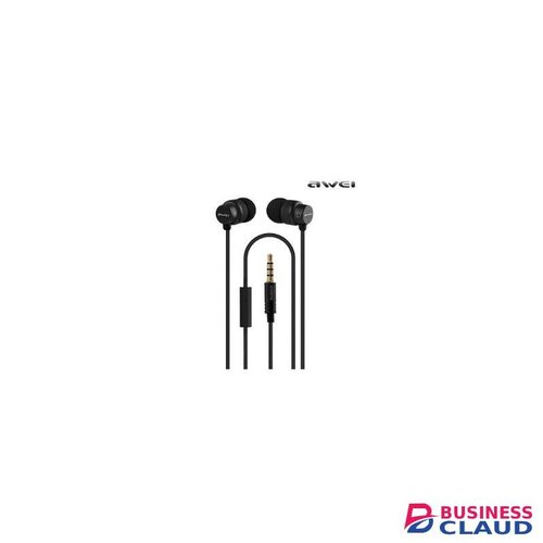 Awei ES-970i Wired Earphones – 3.5mm Plug, Hi-Fi Stereo Bass, Noise Reduction, Built-in Microphone