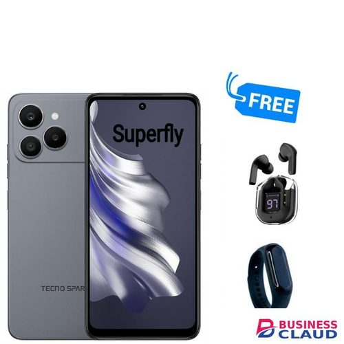 Tecno SPARK 40,IPS LCD DISPLAY 6.67" HD+,UPTO 8GB RAM +128GB ROM,5200MAH,DUAL SIM,50MP,120HZ,FREE ULTRAPODS & BRACELET WATCH